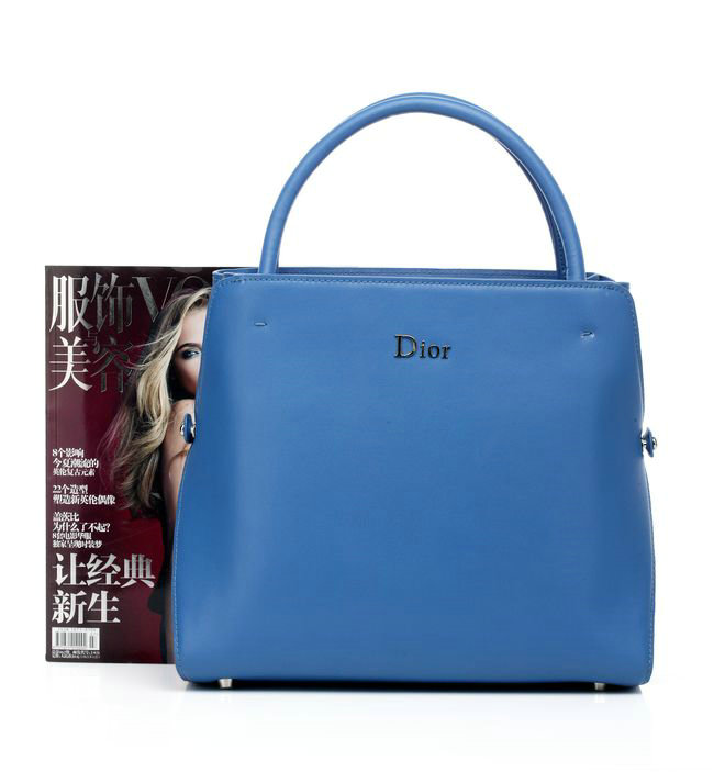 dior bar medium top handle bag calfskin 0906 sky blue